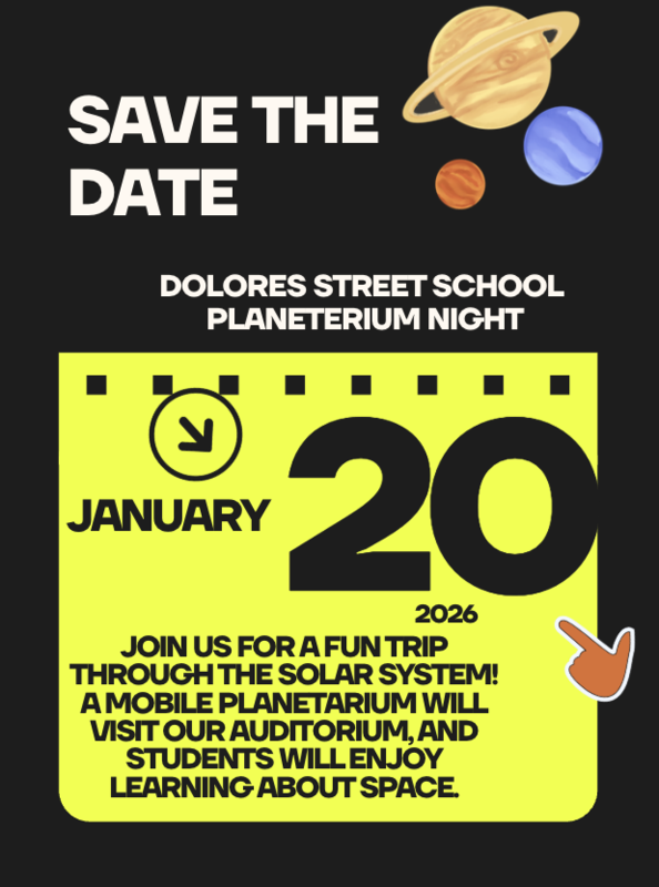 Stem night save the date flyer