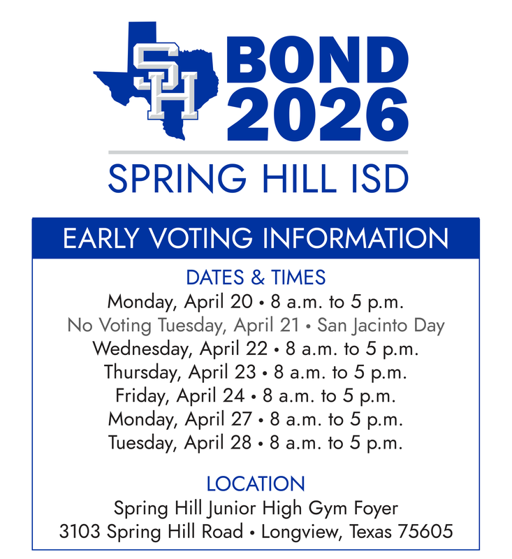 SHISD Bond 2026 - Early Voting Information