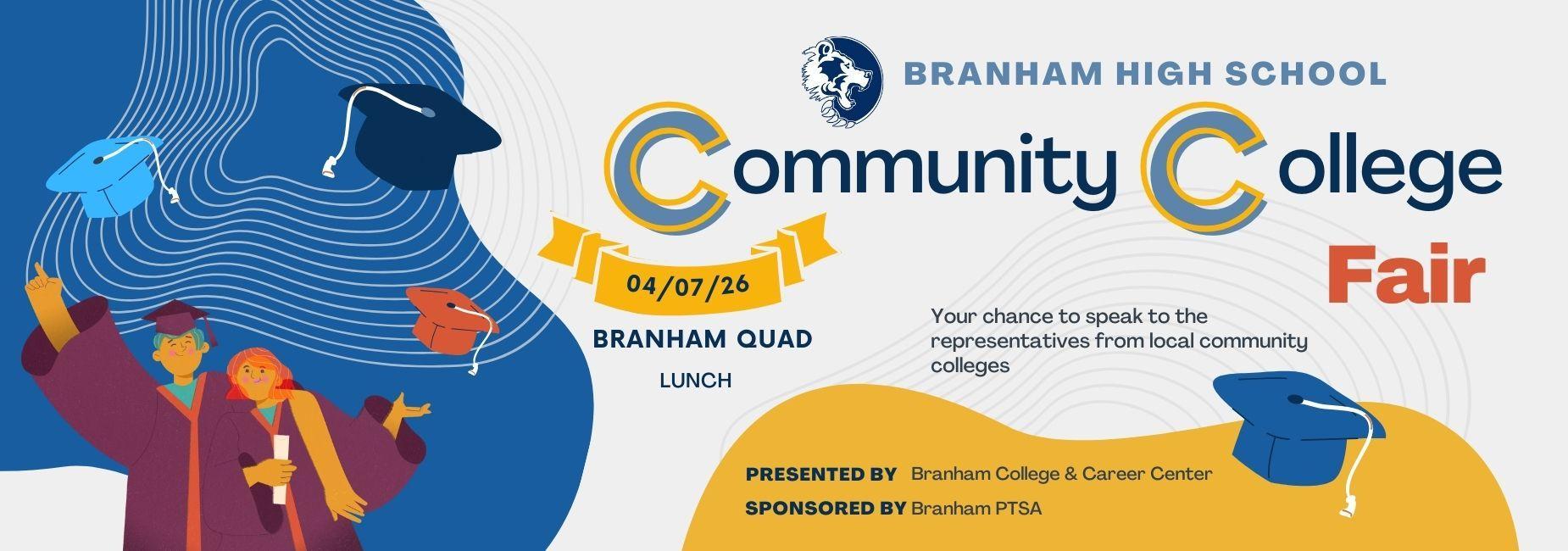 Students were graduation gowns and throwing caps