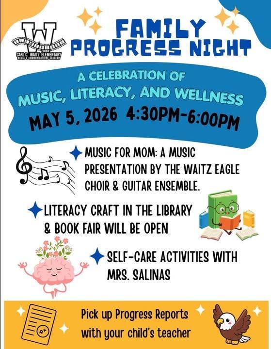 Waitz Elementary Family Progress Night! Featured Photo