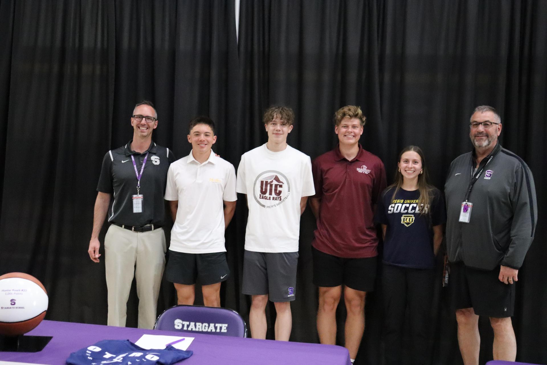 College Athletics Signing 