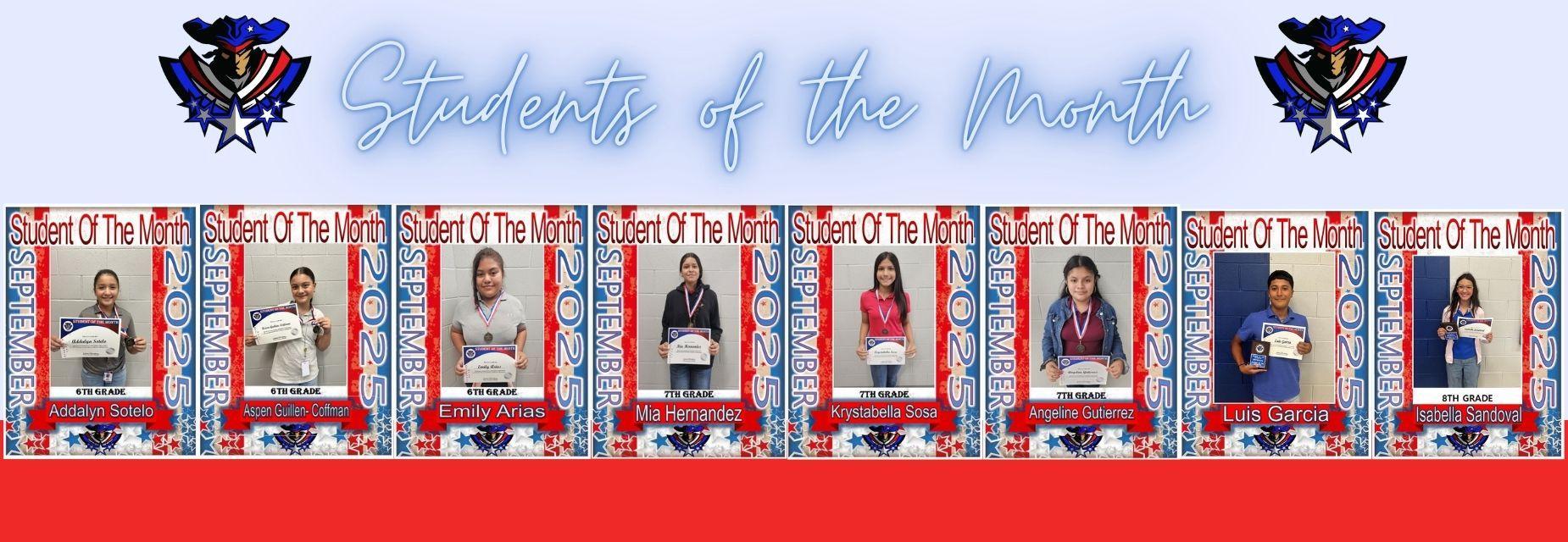 students of the month