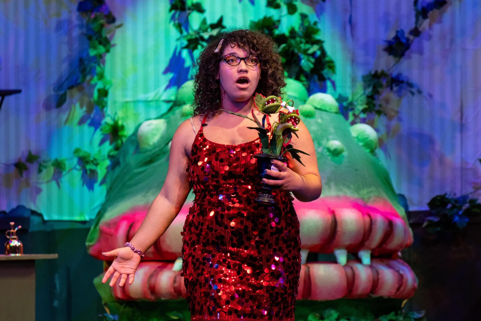 A scene from Little Shop of Horrors