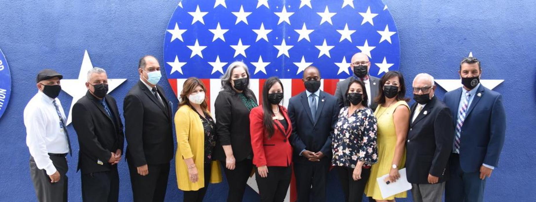 VLSD and City of SEM with State Superintendent Tony Thurmond