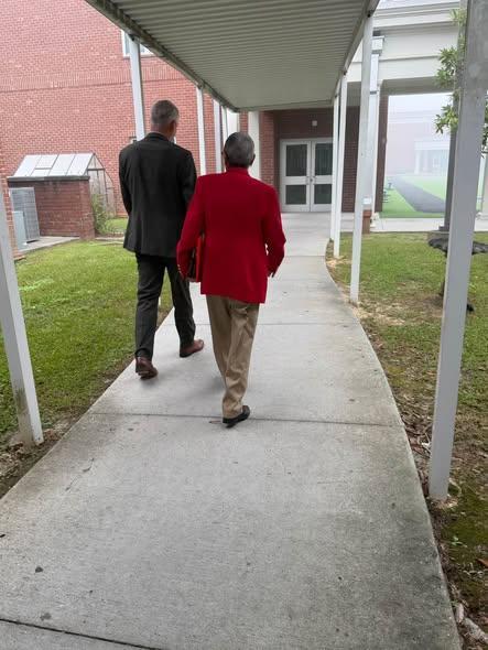 We would like to thank our school board members for visiting our secondary schools today.