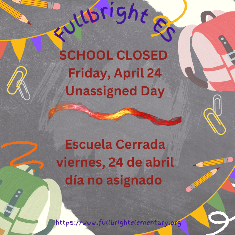 School Closed/Escuela Cerrada Featured Photo
