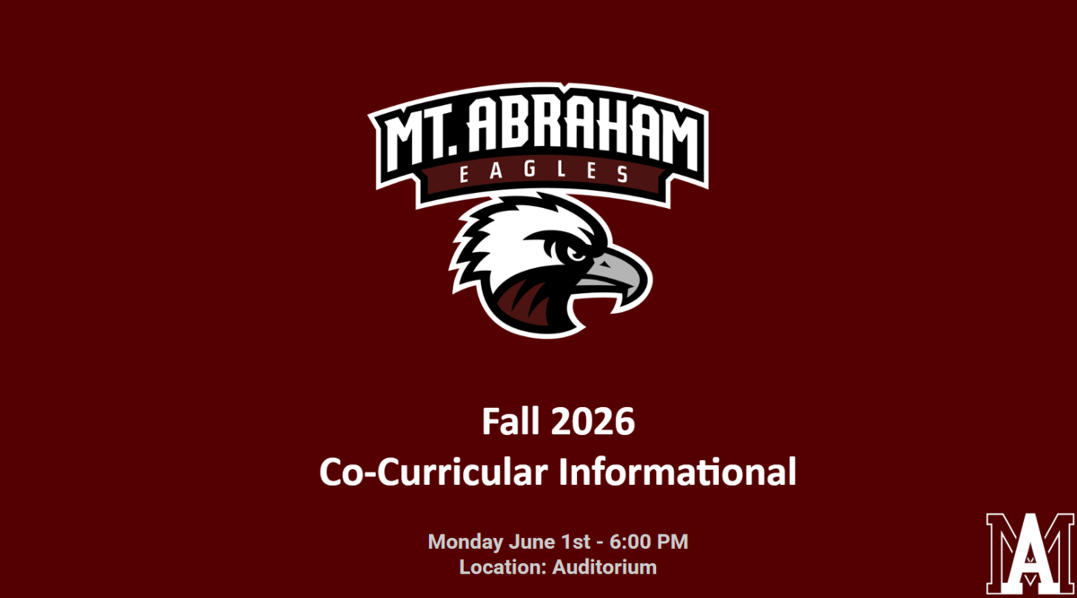 Mt. Abraham Fall Sports Informational