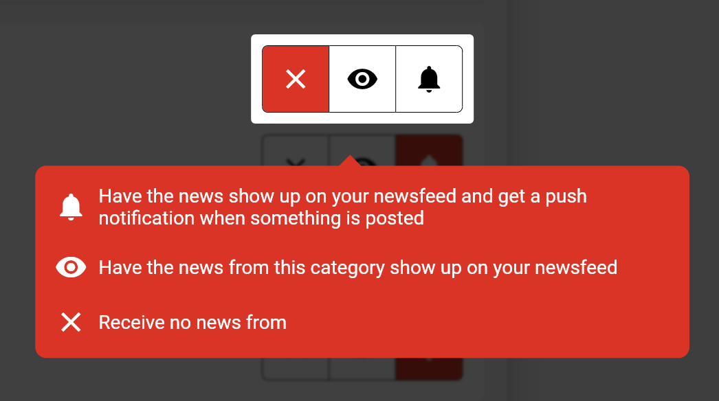 App with Notification Symbol meanings