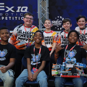 Cincy students at VEX competition