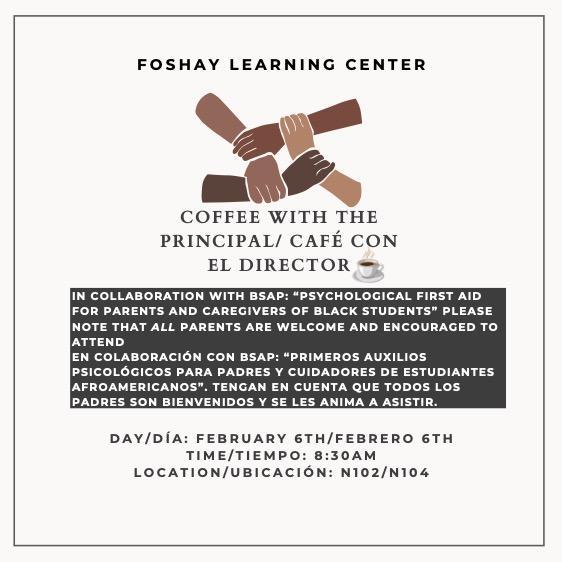 Coffee with the Principal Featured Photo