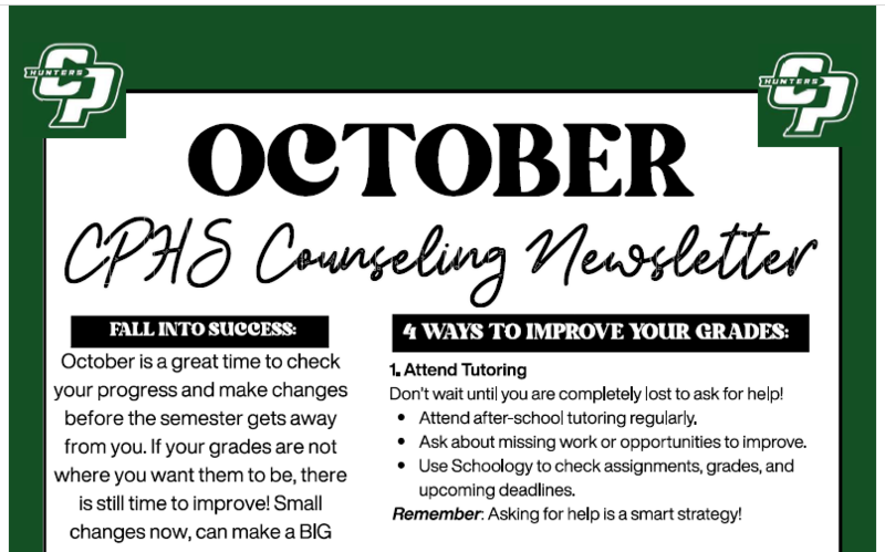October Counseling Newsletter