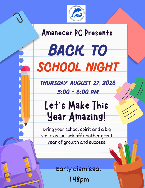Back To School Night English