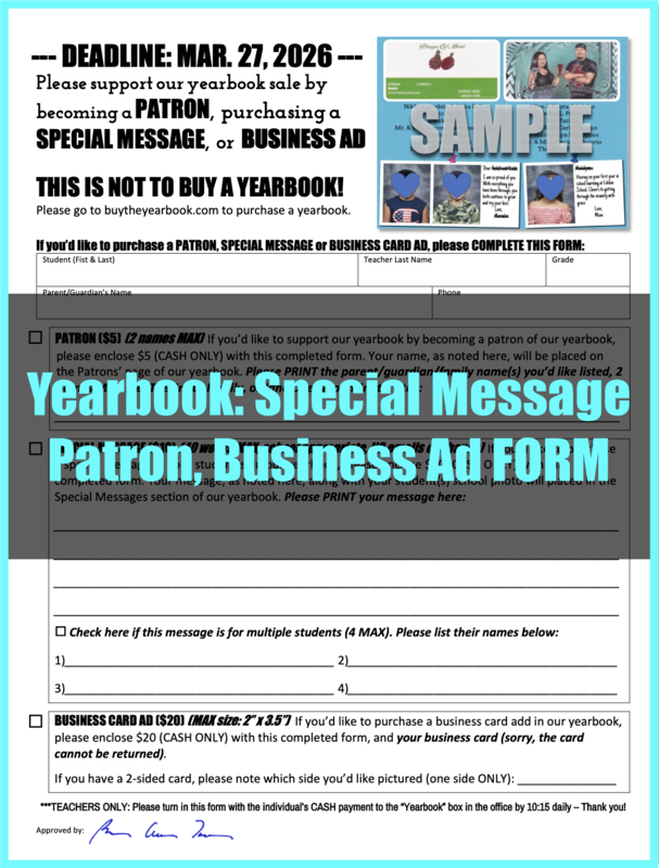 Special Message Form image