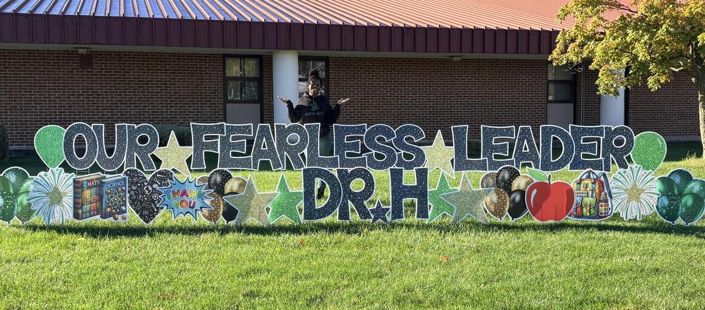 Dr. Henderson our amazing principal.