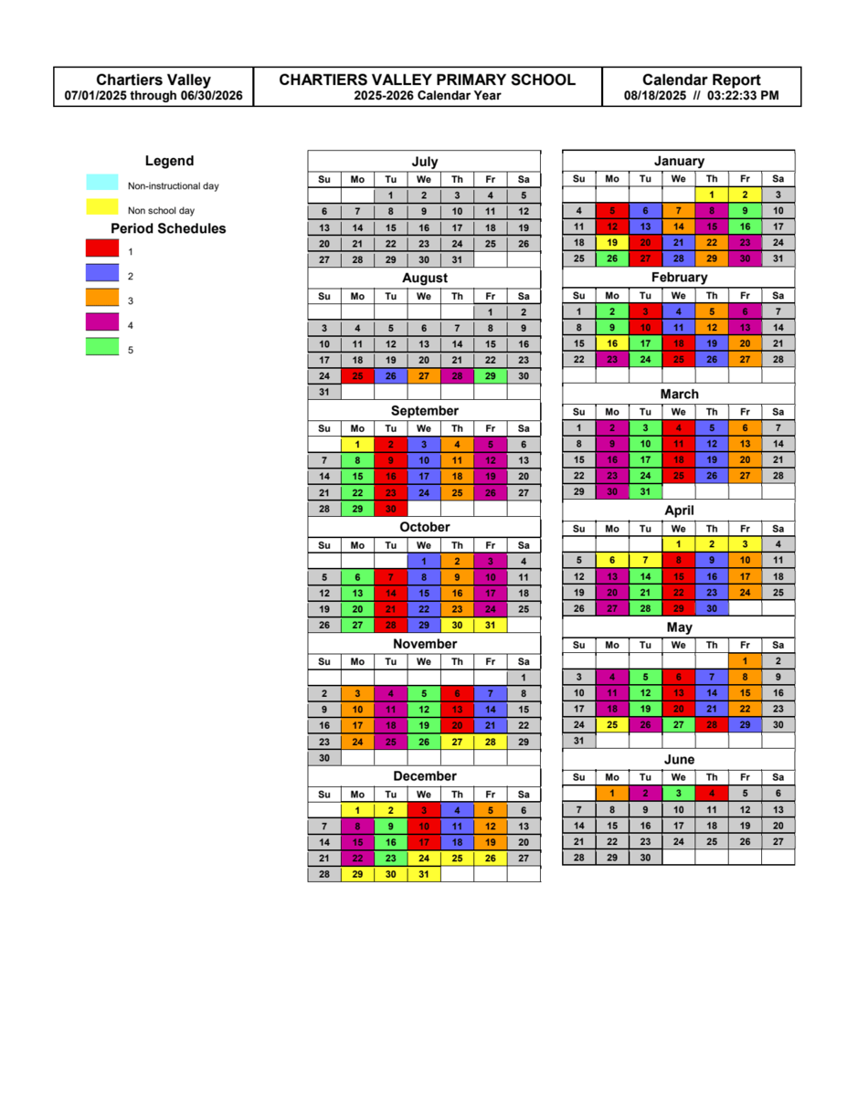 PS day cycle calendar 2021-22