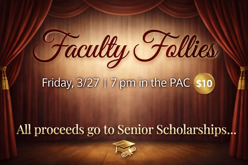 Faculty Follies is March 27th, 2026! Click here for all the details! Thumbnail Image