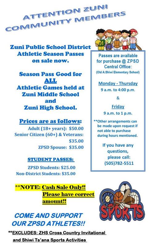 ZPSD Athletic Season Pass