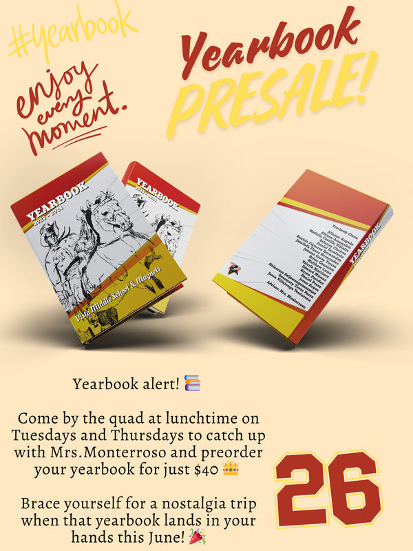 Yearbook Pre-sale