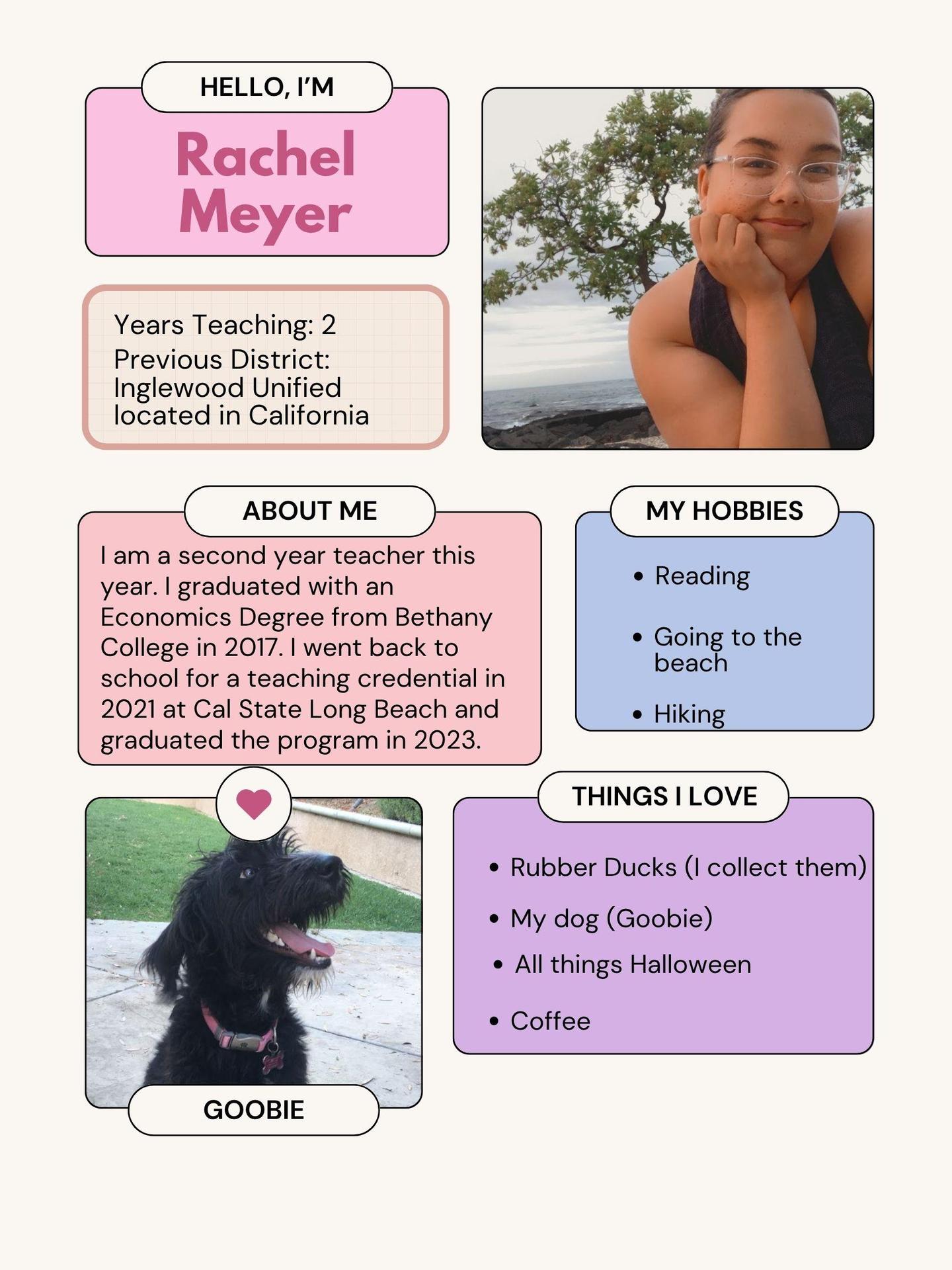 All About Me Page