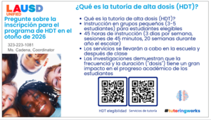 Spanish High Dose Tutoring