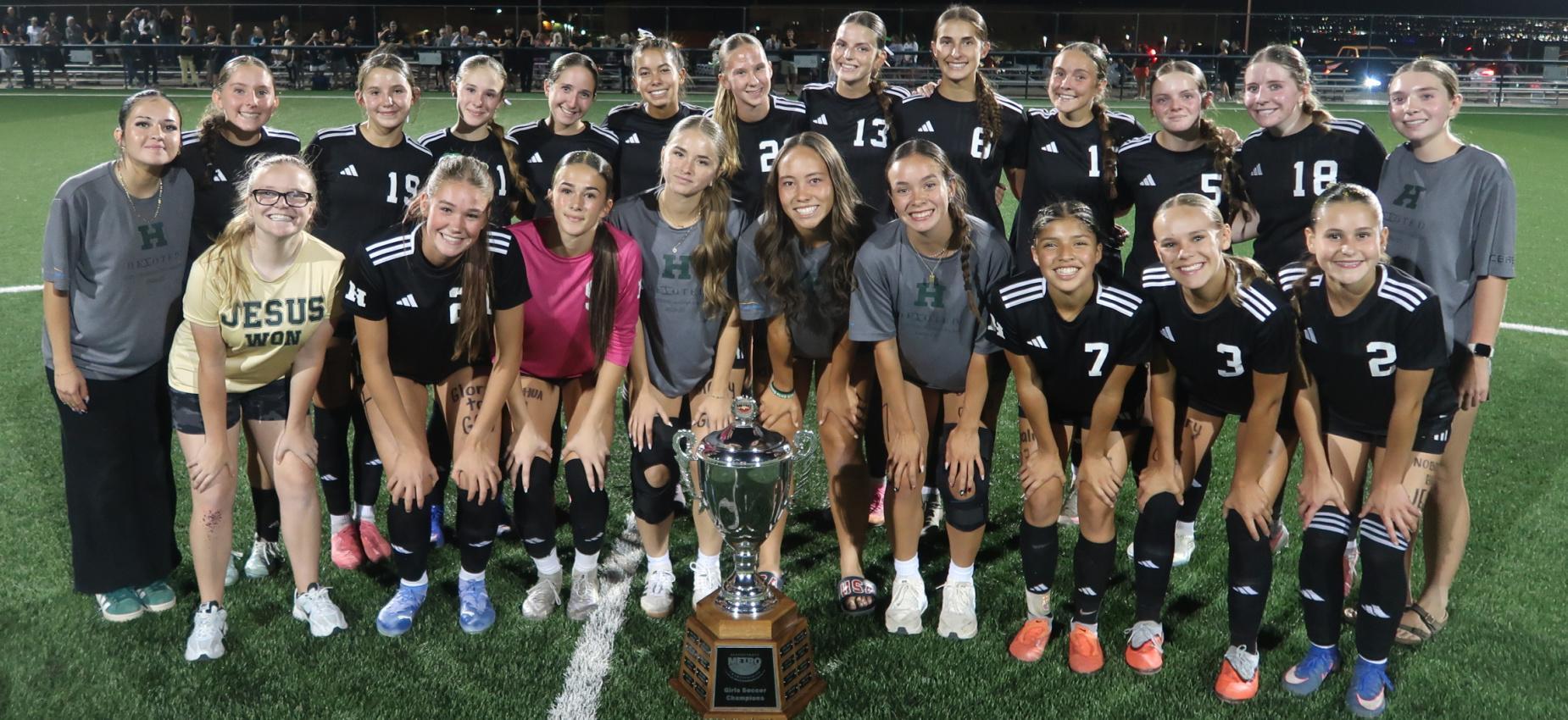 Girls Soccer Metro Champs
