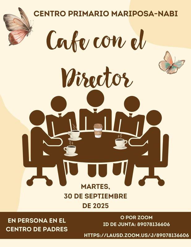 Cafe con el director