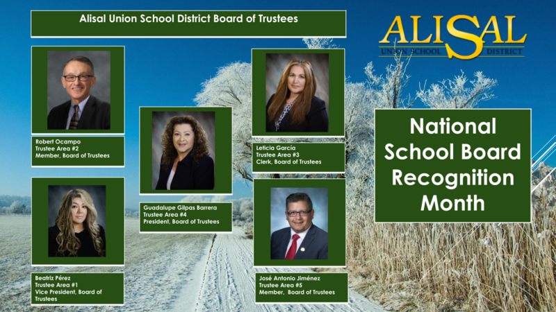 Graphic with pictures Alisal's five trustees