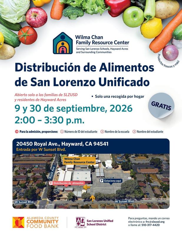 September Food Distribution Spanish
