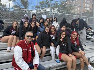 girls ball team and mister canella