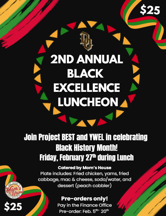 2nd Annual Black Excellence Luncheon