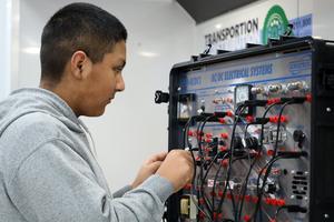 Career & Technical Education labs at Eagleville School.