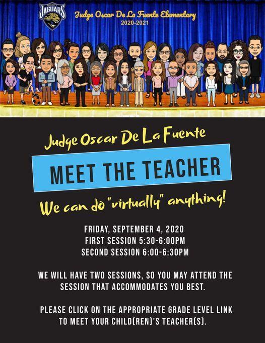 meet the teacher flyer