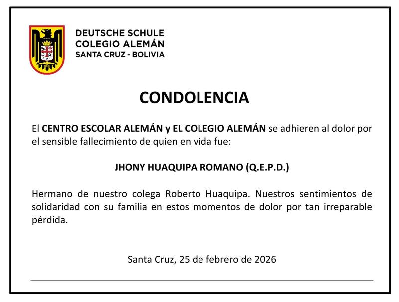 CONDOLENCIA Featured Photo