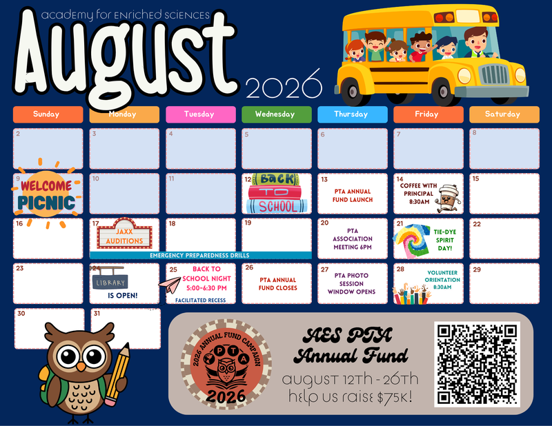 August Calendar