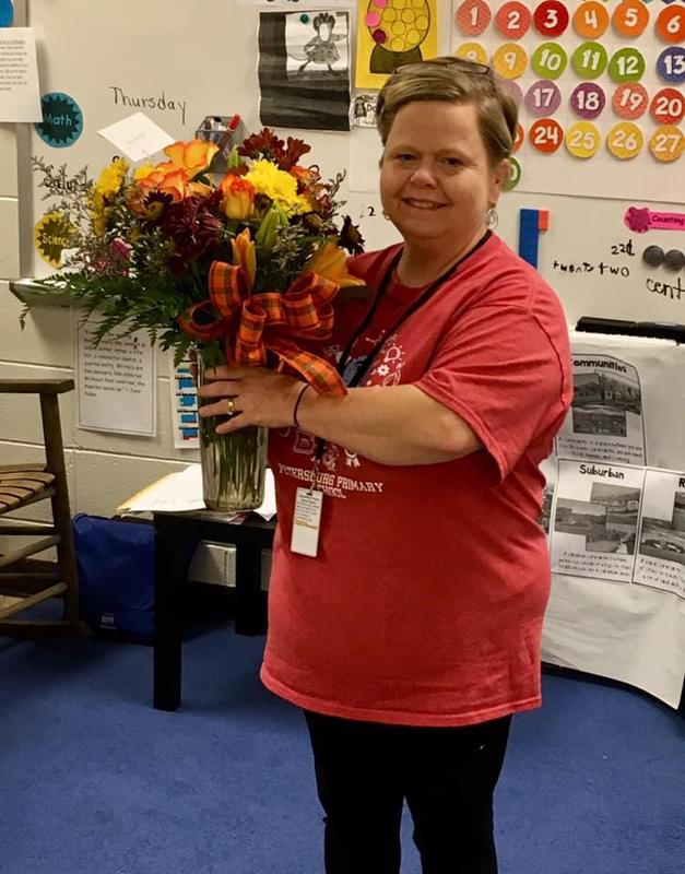Congratulations to Mrs. Amy Moser, 2nd Grade Teacher, for being named Petersburg Primary School’s 2019-2020 Distinguished Reading Teacher of the Year! Featured Photo