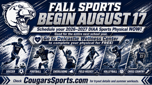 Delcastle Fall Sports begin August 17