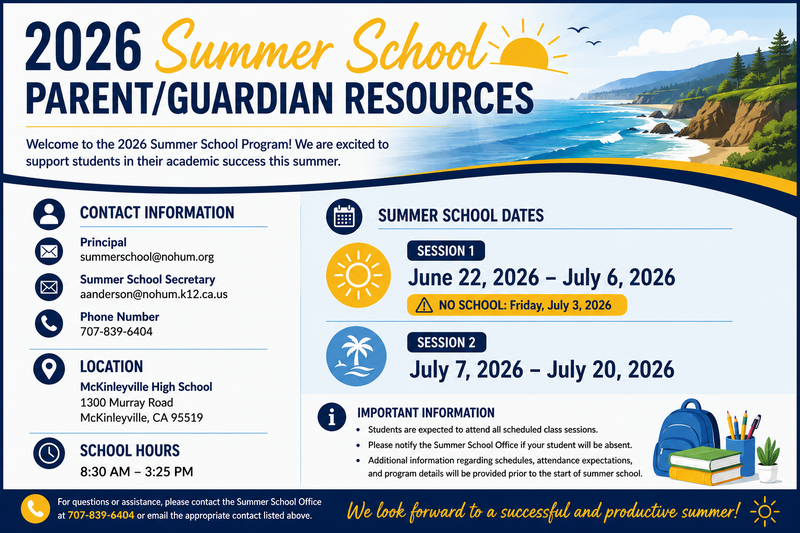 Summer School Informational Flyer
