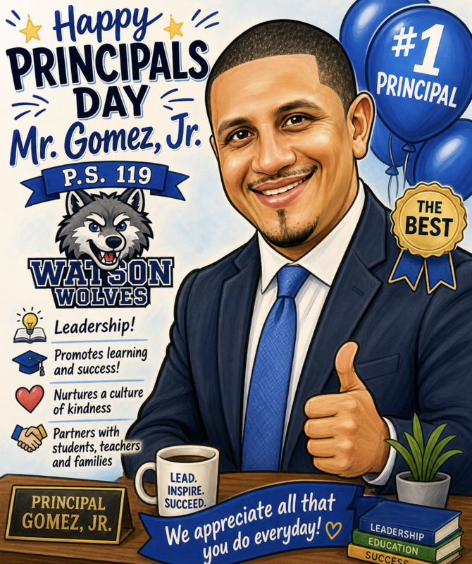 Happy Pricipals Day! Mr. Gomez, Jr. Flyer May 2026