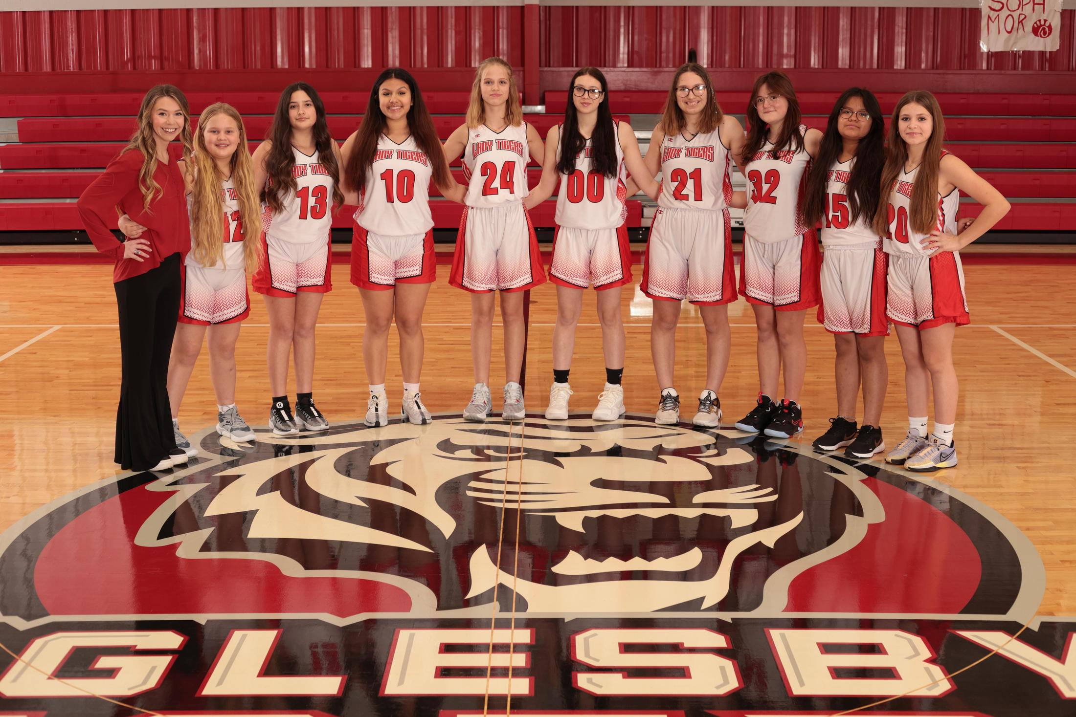 Girls Basketball Middle School Oglesby Independent School District