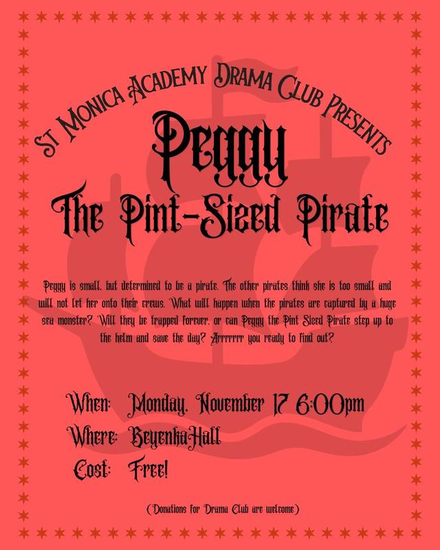 Peggy the pint sized pirate flyer