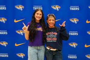 Frenship High School girls basketball player and track runner at Athletic Signing