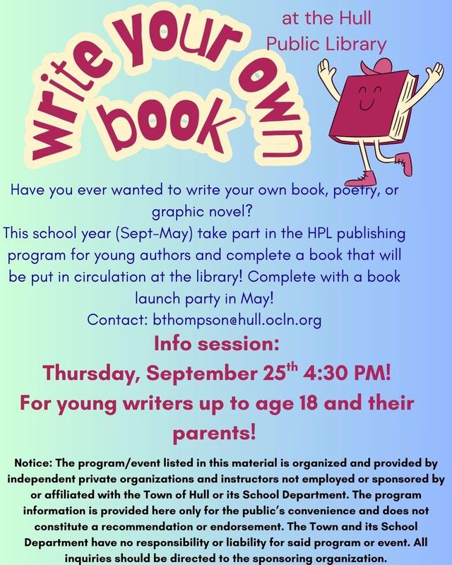 Write your own book flyer