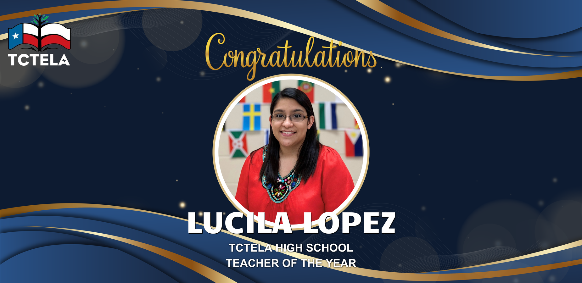 TCTELA High School
Teacher of the Year