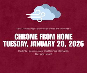 Chrome from Home Tuesday January 20 with windy cloud