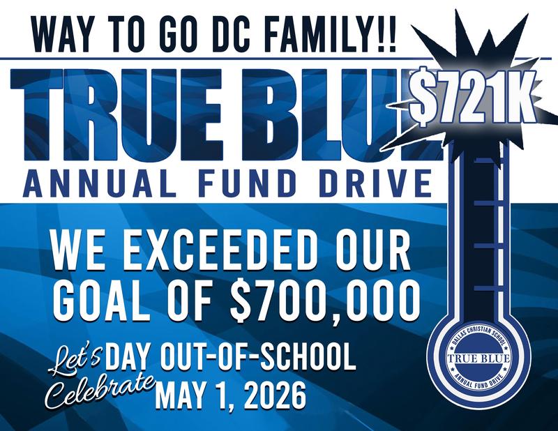 We Did It! Thank You for Exceeding Our Annual Fund Goal! Featured Photo