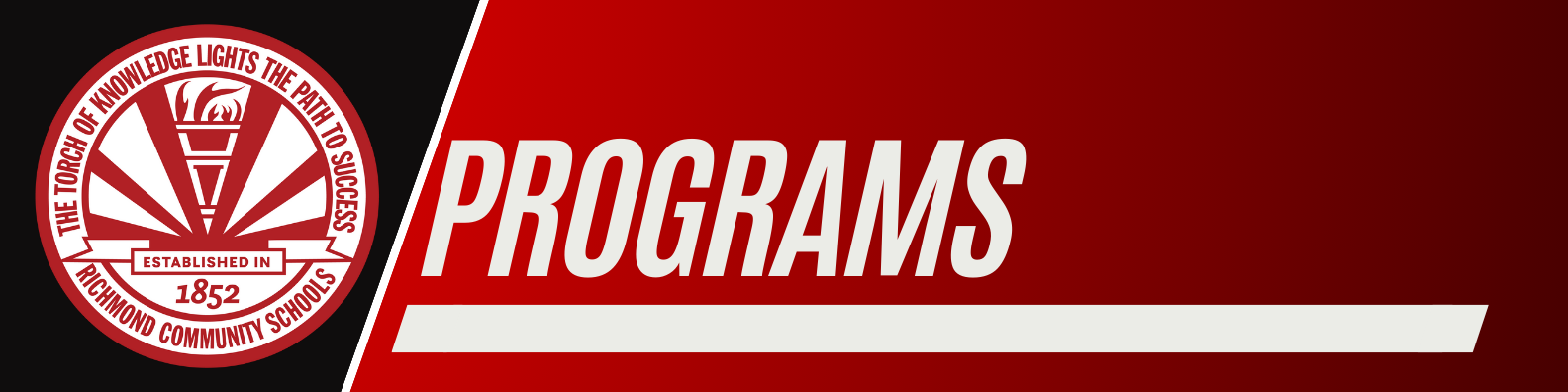programs banner