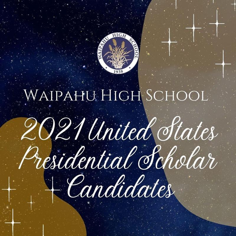 Graphic for 2021 US Presidential Scholar Candidates post