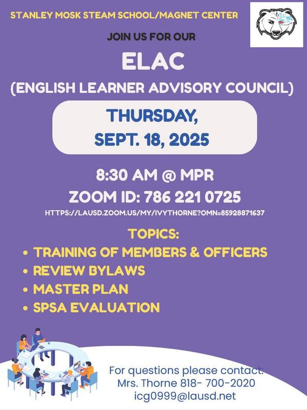 ELAC Flyer English