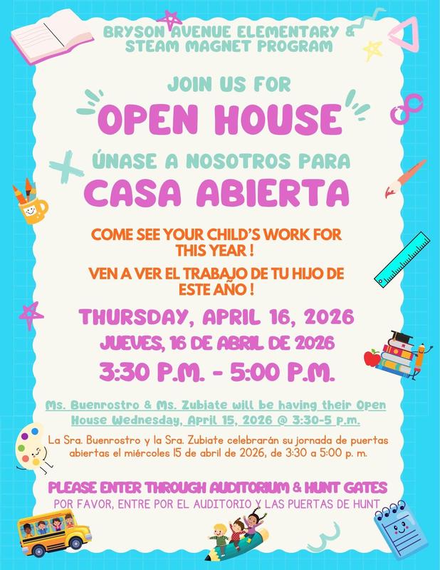 Open House 4/16/26