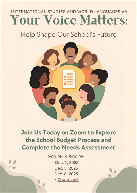 Parents meeting at the table.